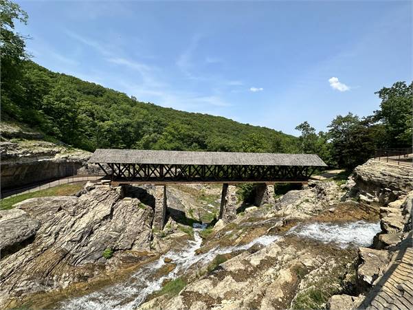Artisan Bridge at the Lost Canyon Cave and Nature Trail at Top of the Rock